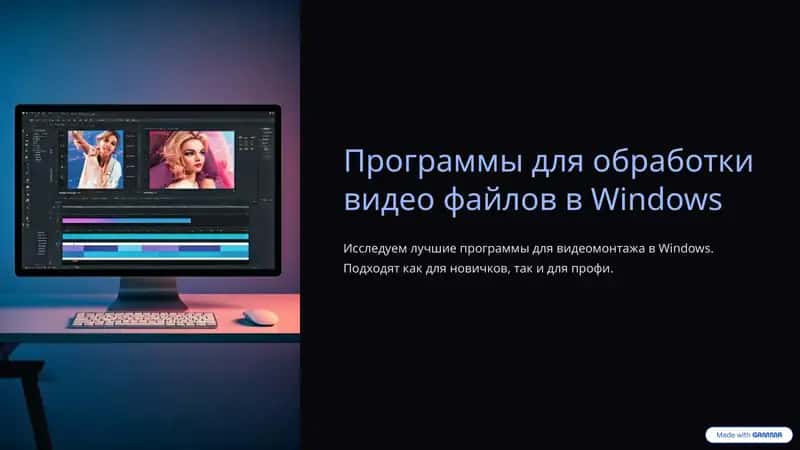 Программы для обработки видео файлов в Windows 1