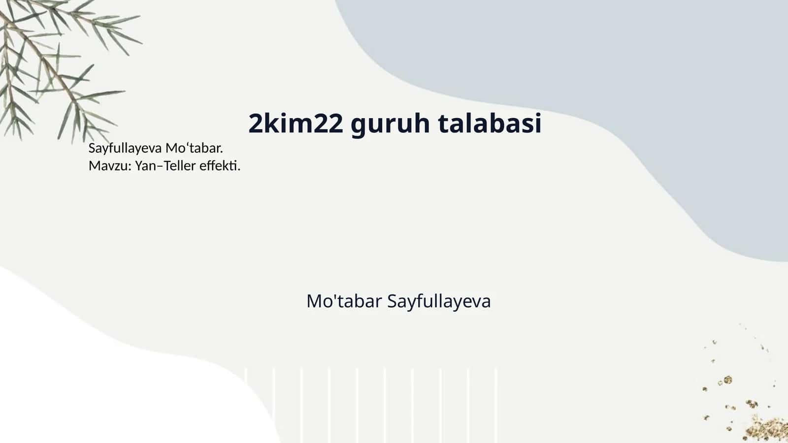 2kim22 guruh talabasi 1