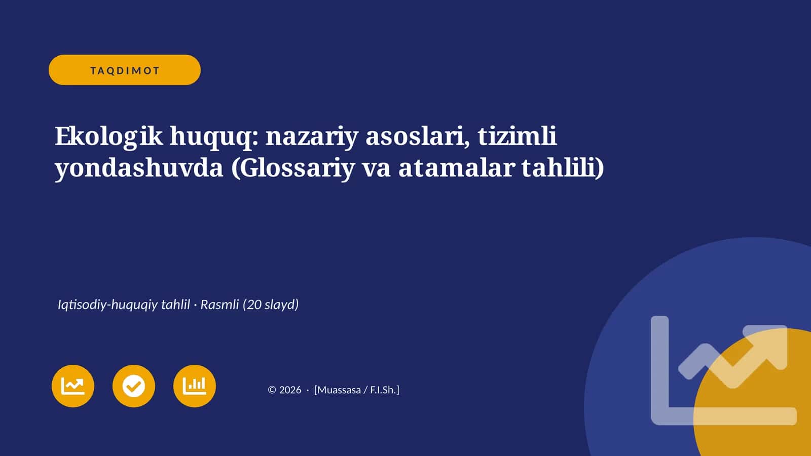 Ekologik huquq: nazariy asoslari, tizimli yondashuvda (Glossariy va atamalar tahlili) 1