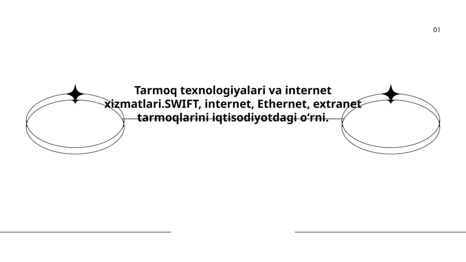 Tarmoq texnologiyalari va internet xizmatlari 1