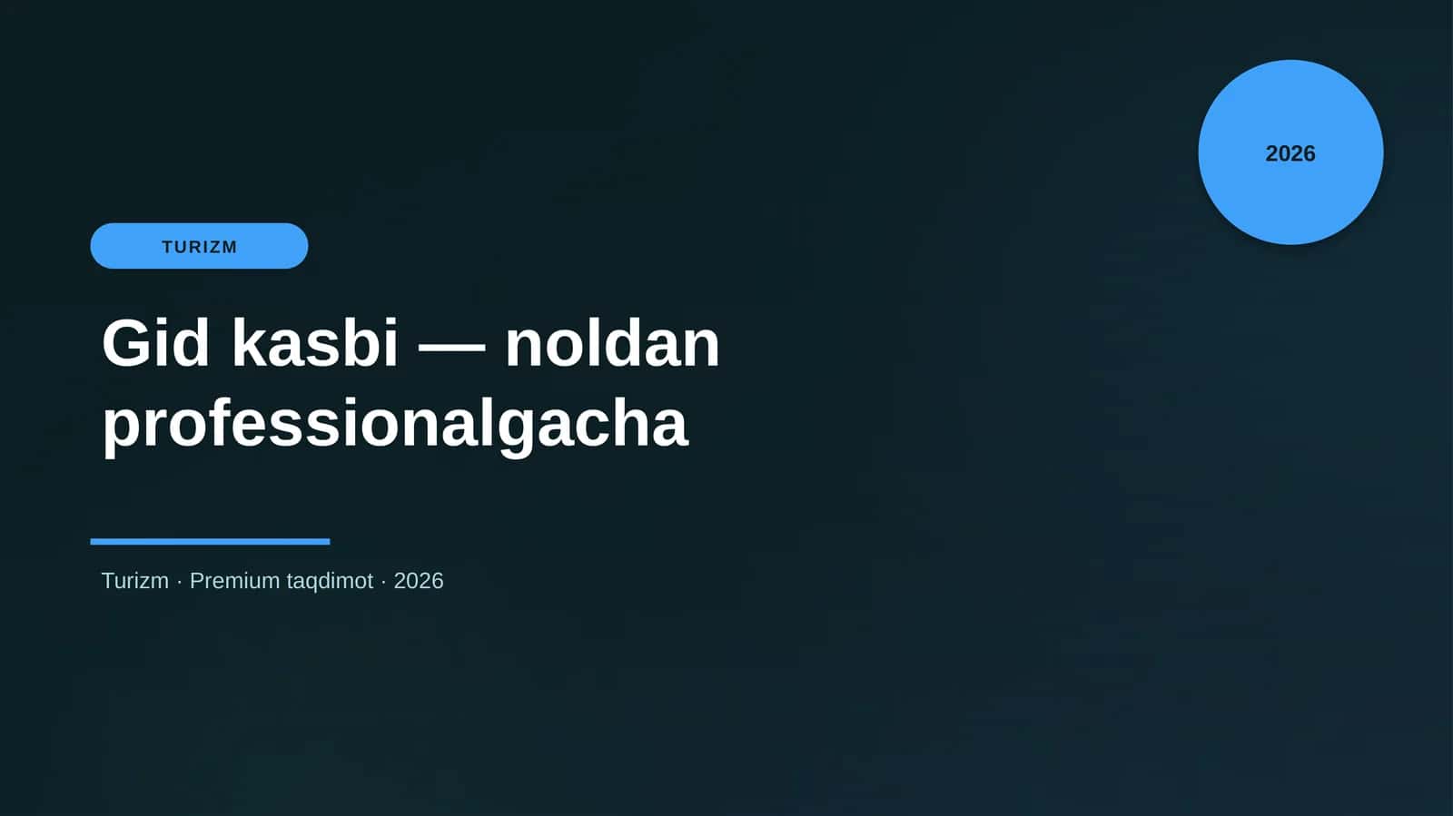 Gid kasbi — noldan professionalgacha 1