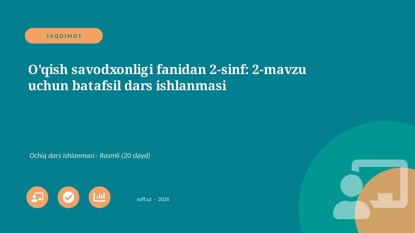 O'qish savodxonligi fanidan 2-sinf: 2-mavzu uchun batafsil dars ishlanmasi 1