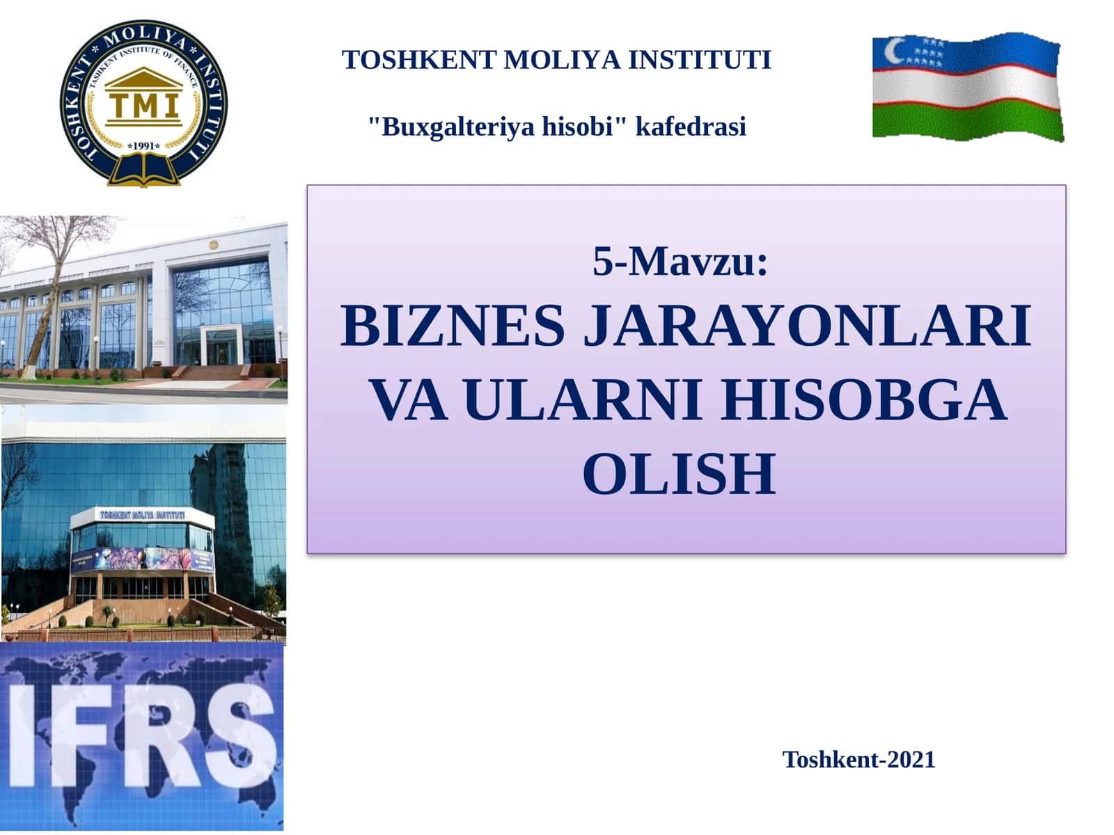 BIZNES JARAYОNLARI VA ULARNI HISOBGA OLISН 1