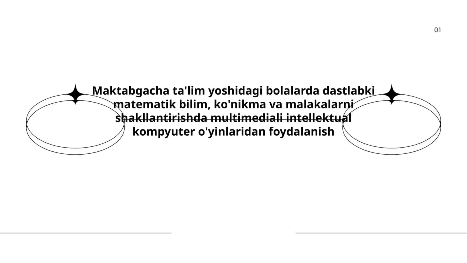 Dastlabki matematik bilim o'rgatuvchisi 1