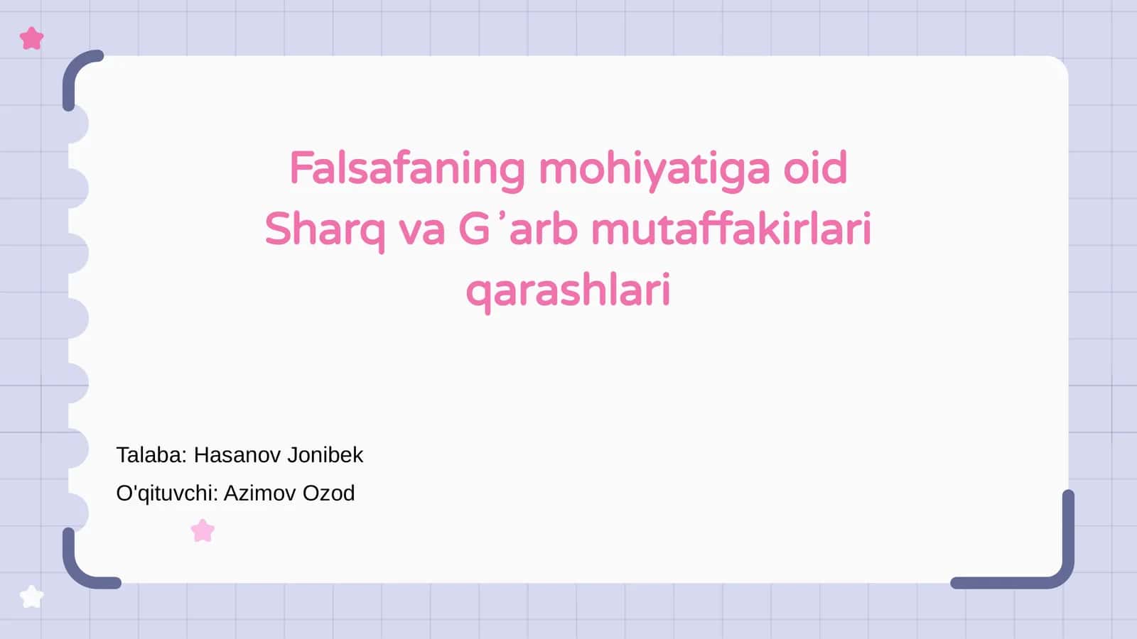 Falsafaning mohiyatiga oid Sharq va Gʼarb mutaffakirlari qarashlari 1