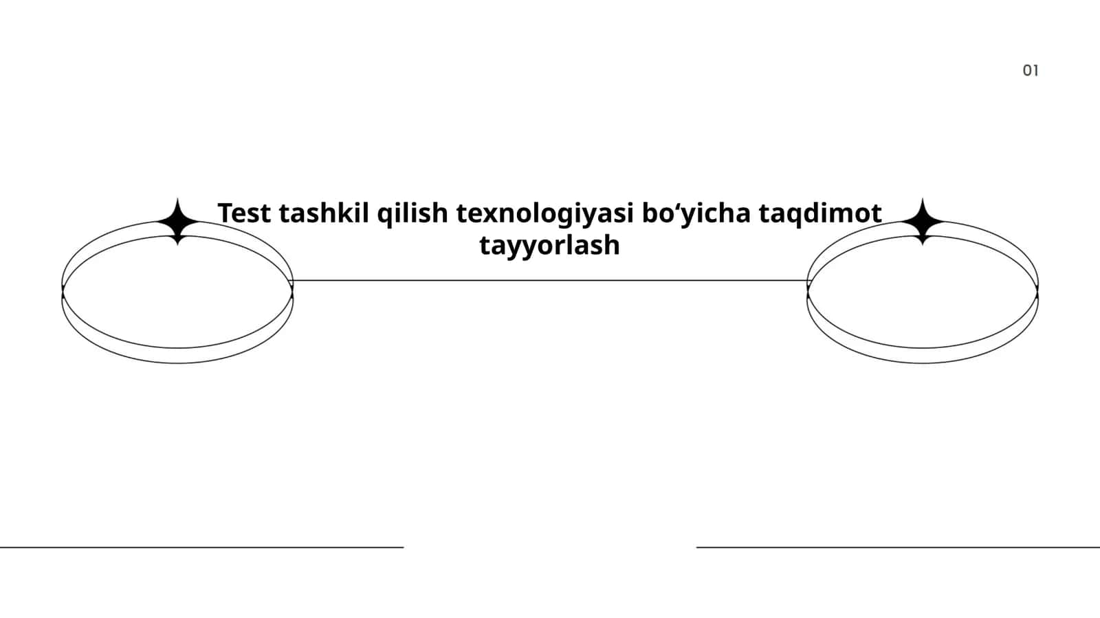 Test tashkil qilish texnologiyasi boʻyicha taqdimot tayyorlash 1