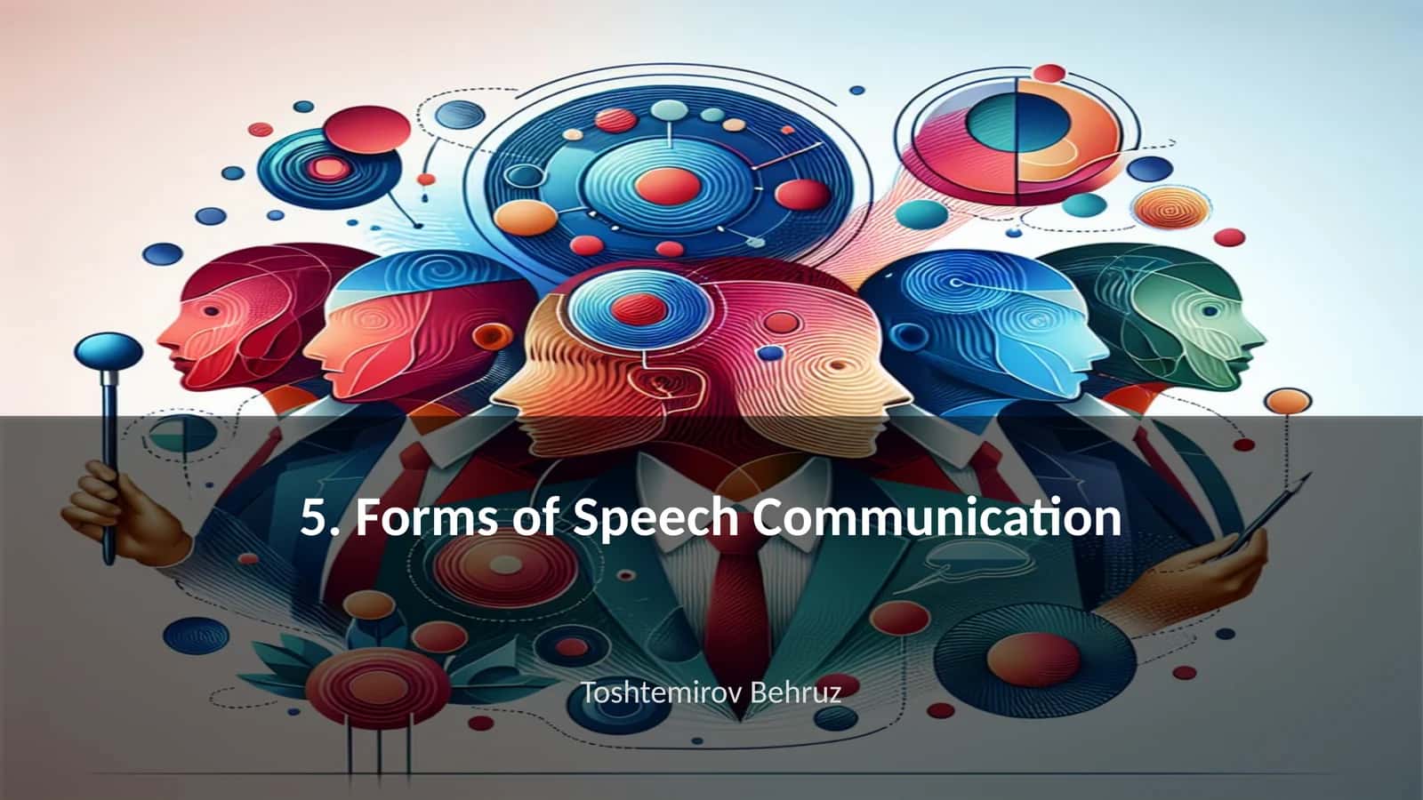 Forms of Speech Communication 1