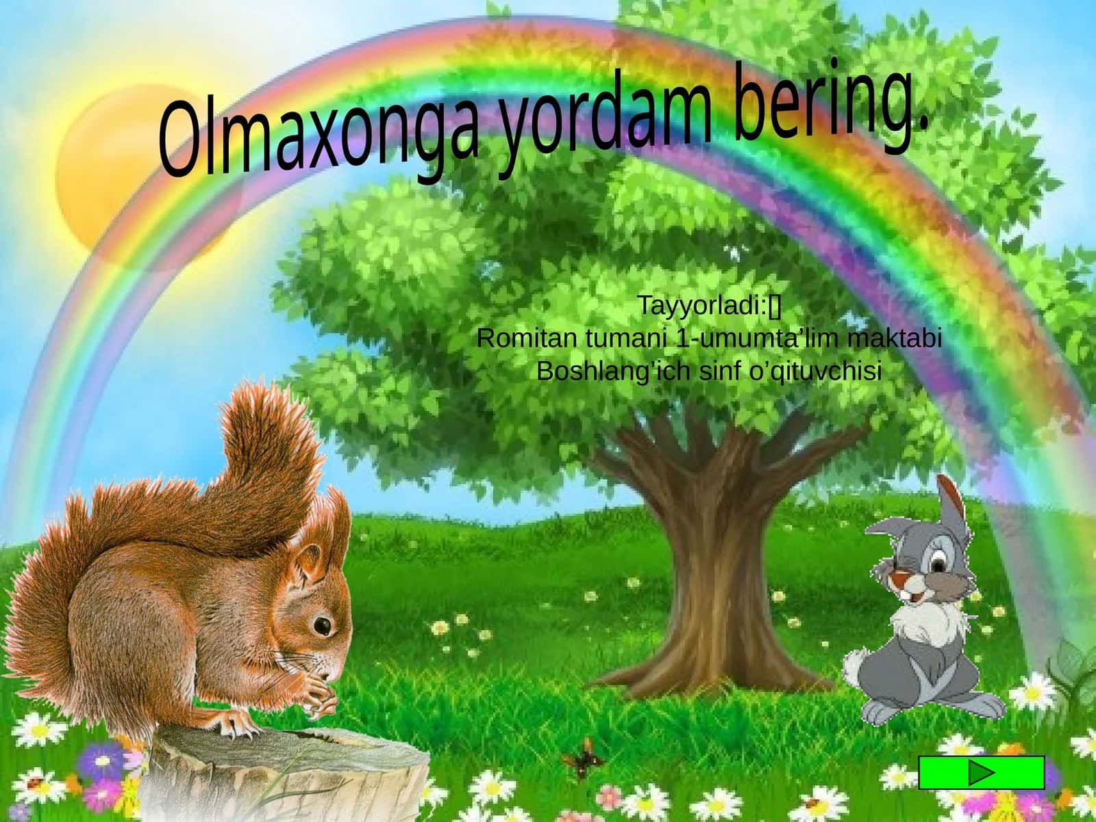 Olmaxonga yordam bering 1