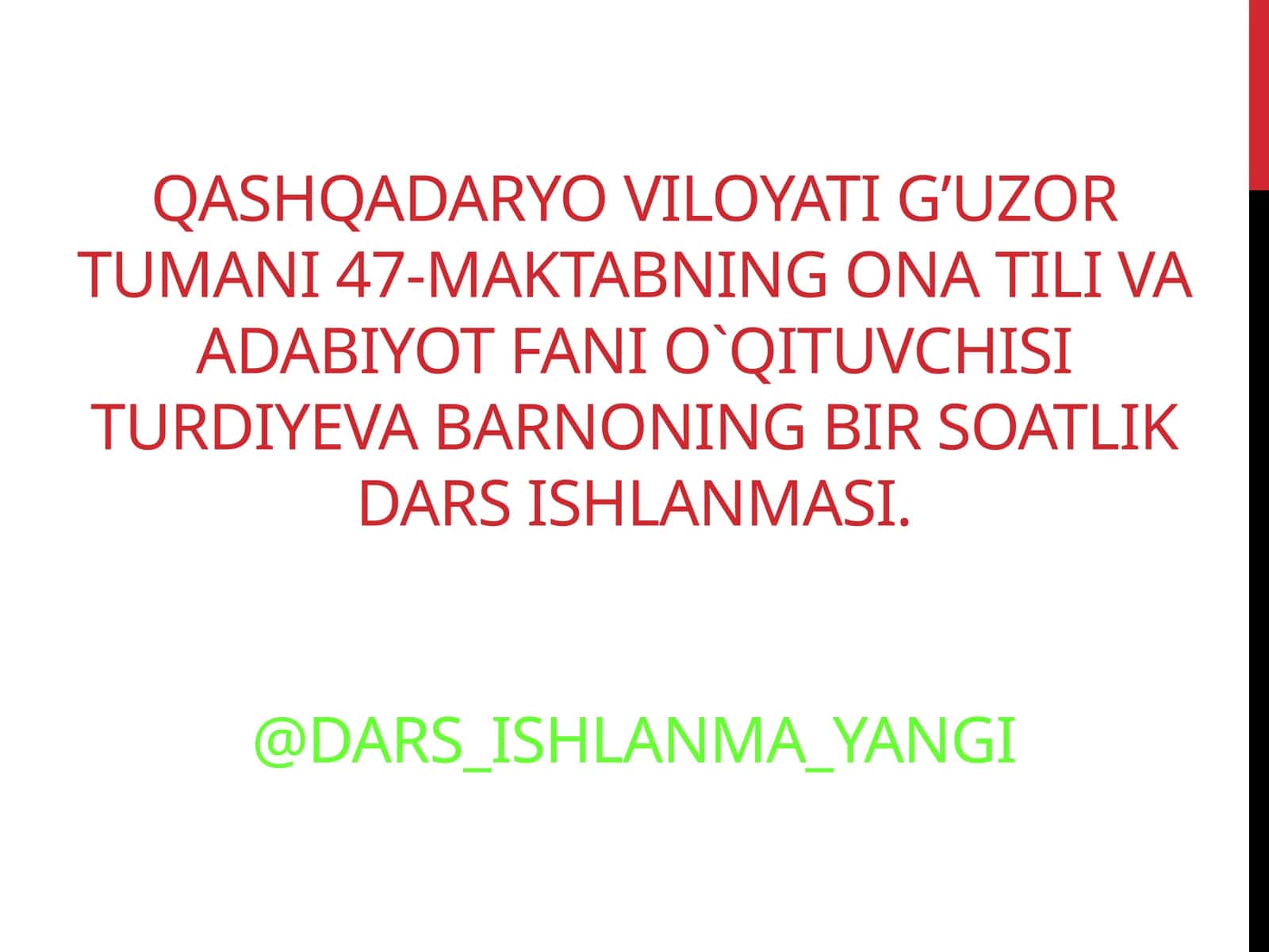 “QISSASI RABG’UZIY” 1