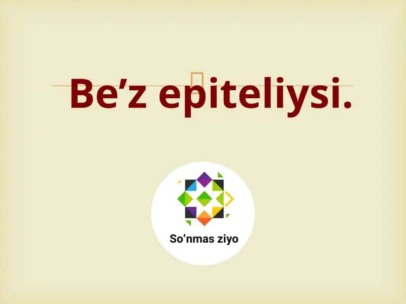 Be’z epiteliysi 1