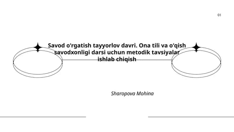 Savod oʻrgatish tayyorlov davri 1
