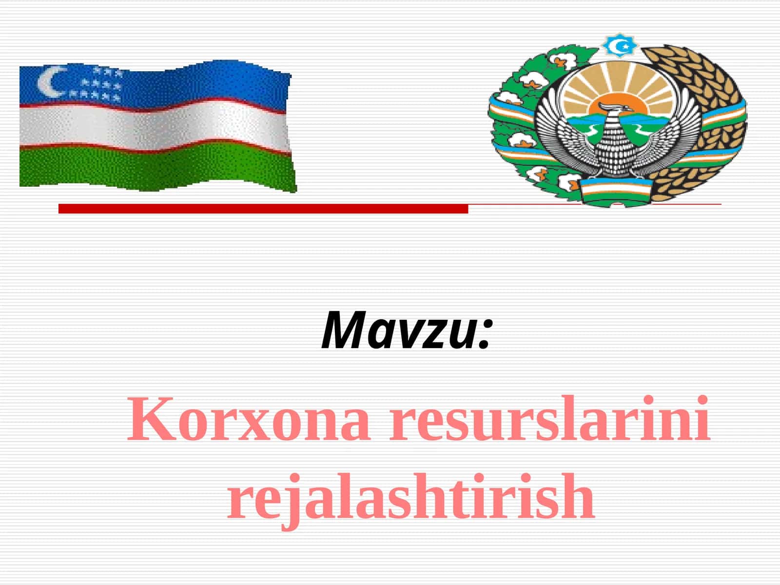 Korxona resurslarini rejalashtirish 1
