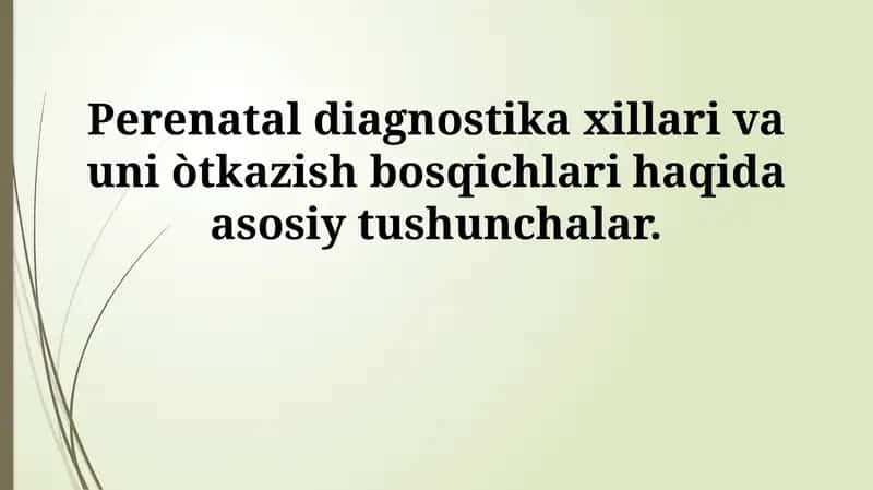 Prenatal diagnostika 1