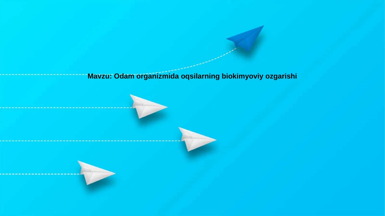 Odam organizmi daoqsilarning biokimyoviy ozgarishi 1