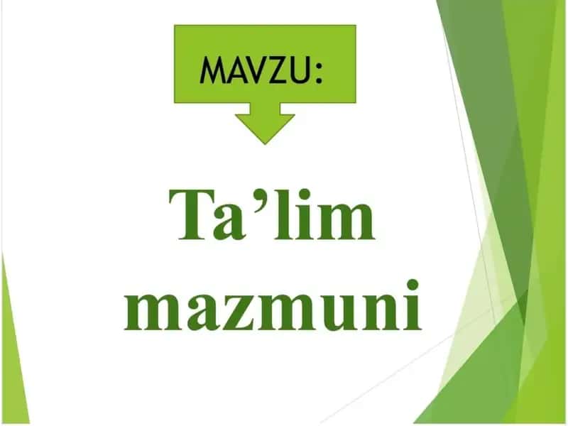 Ta’lim 1