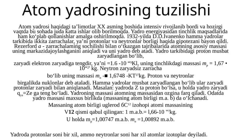 Maddiy kimyo fanidan konspektlar 1