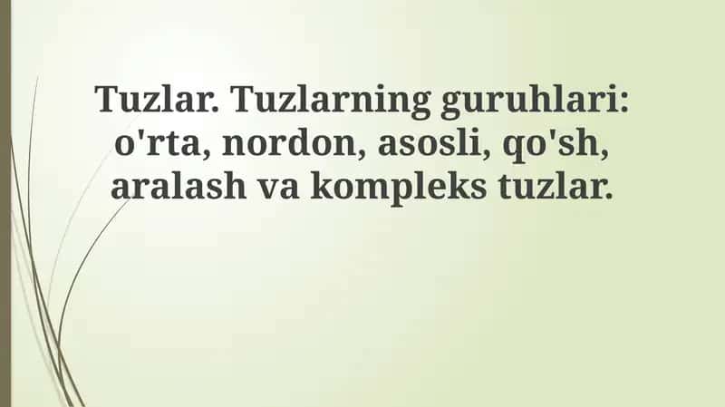 Tuzlar 1