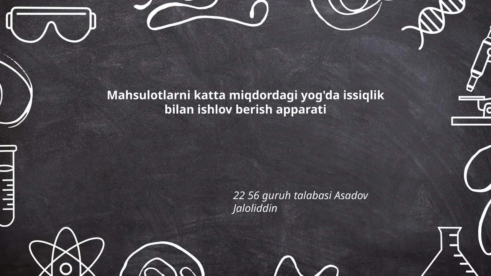 Yog'da qovurish apparati 1