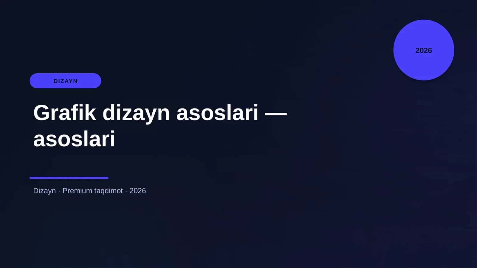 Grafik dizayn asoslari — asoslari 1