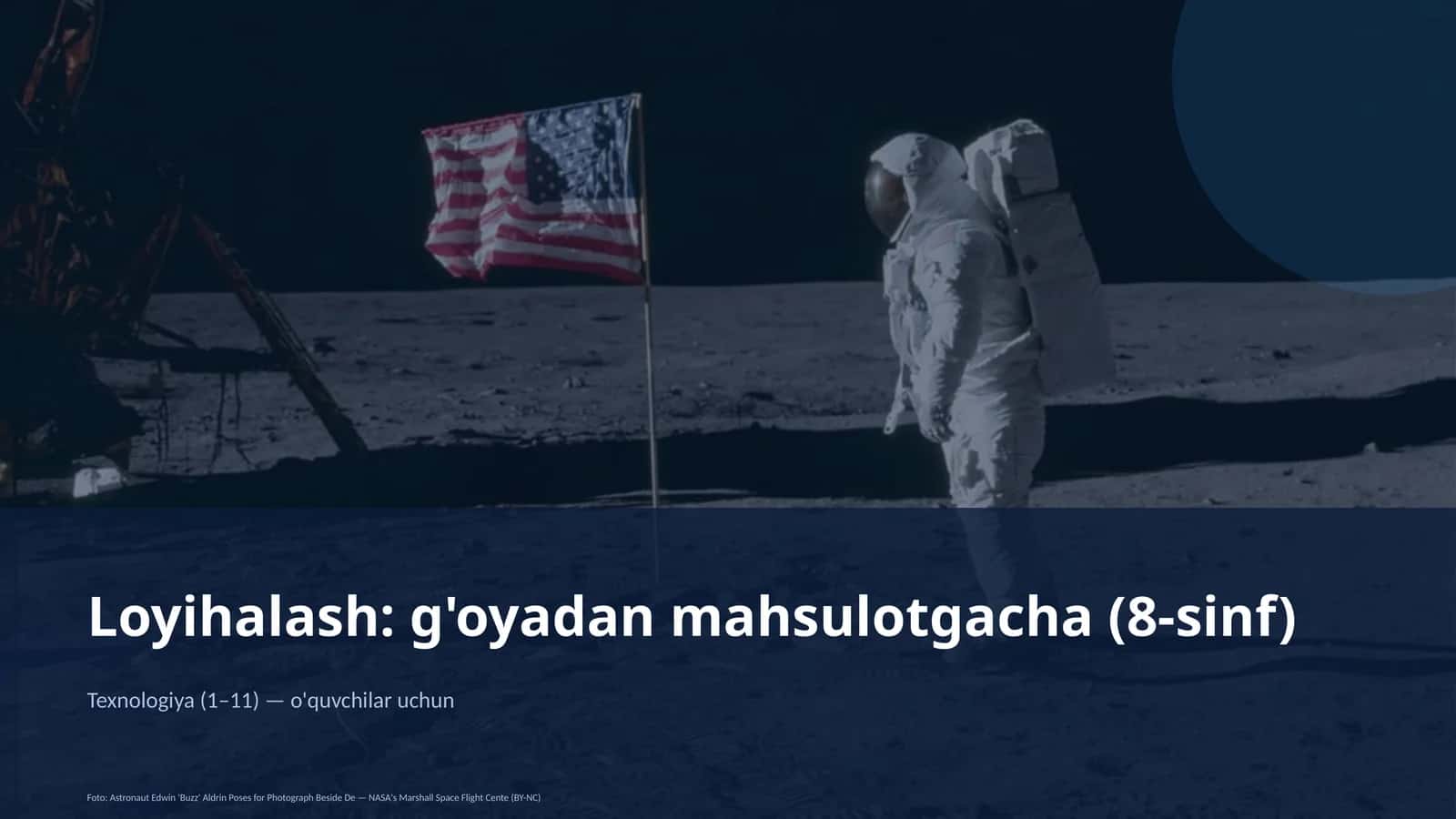 Loyihalash: g'oyadan mahsulotgacha (8-sinf) 1