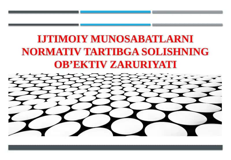 Ijtimoiy munosabatlar 1