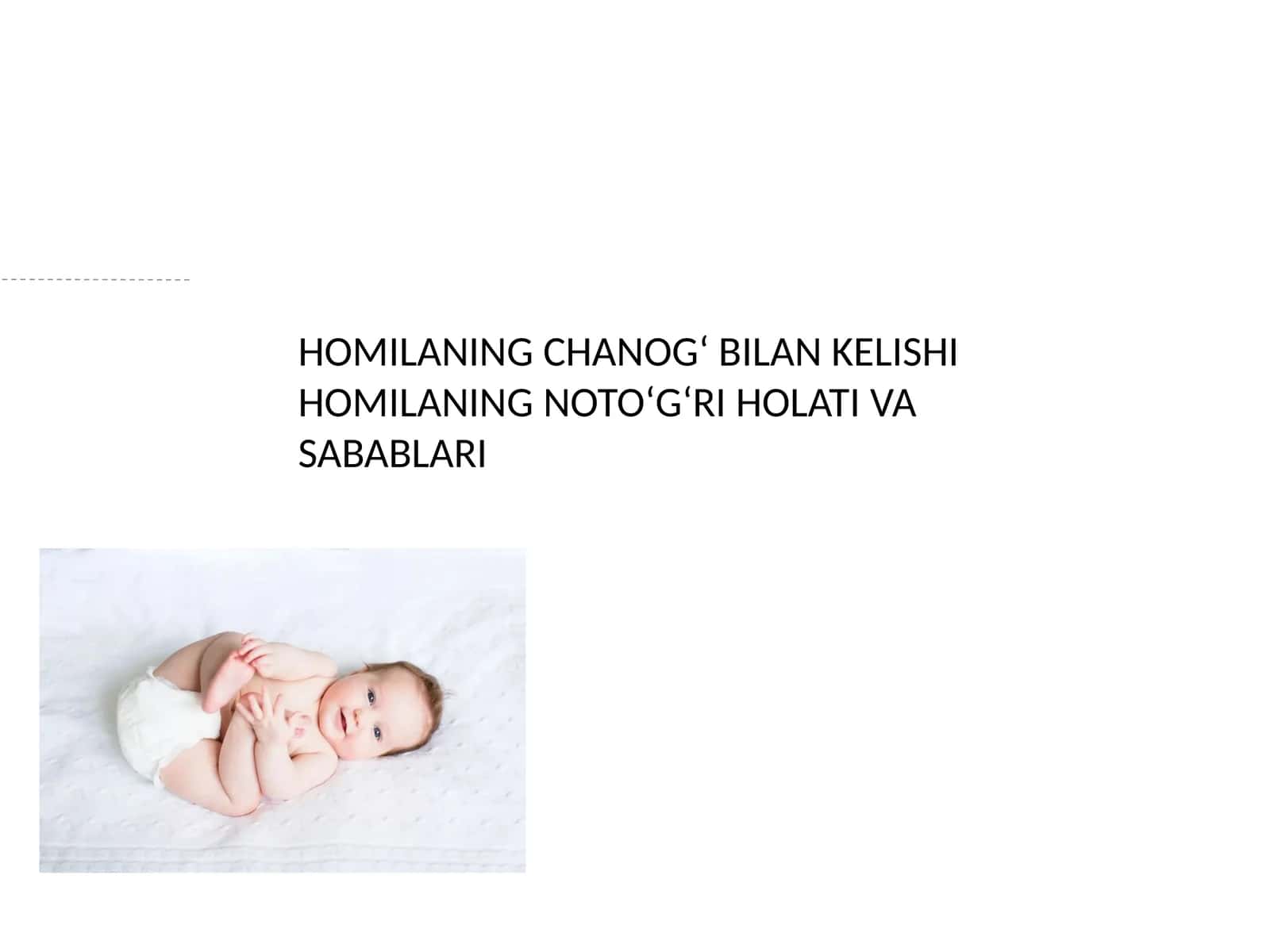 HOMILANING CHANOGʻ BILAN KELISHI 1