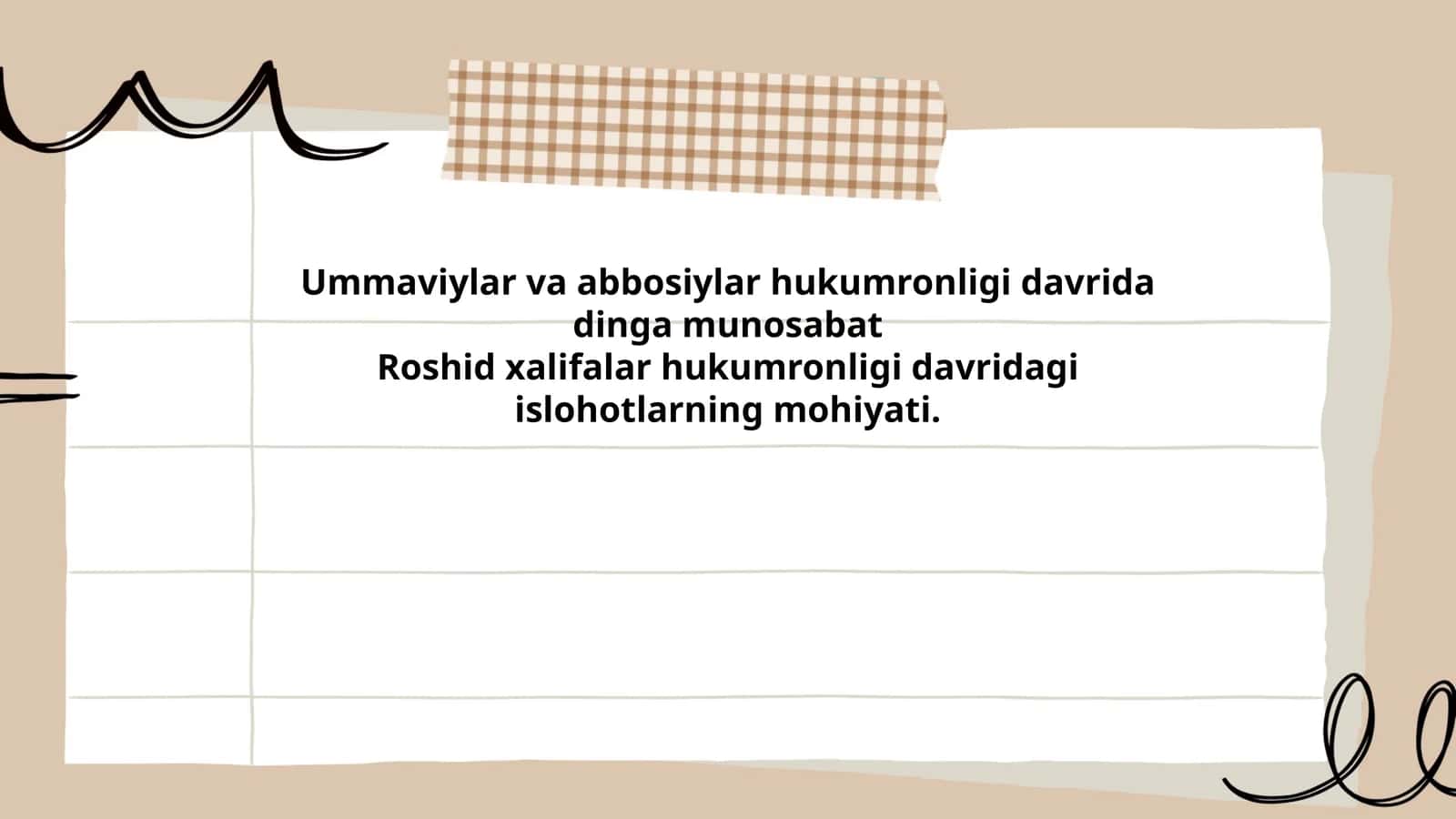 Ummaviylar va abbosiylar hukumronligi davrida dinga munosabat 1