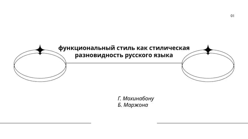 Определение функционального стиля в русском языке 1
