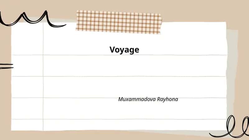 Voyage 1