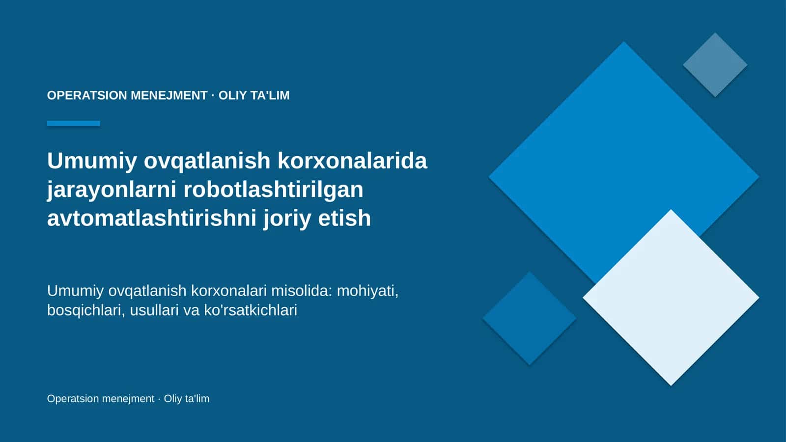 umumiy ovqatlanish korxonalarida jarayonlarni robotlashtirilgan avtomatlashtirishni joriy etish 5150 1