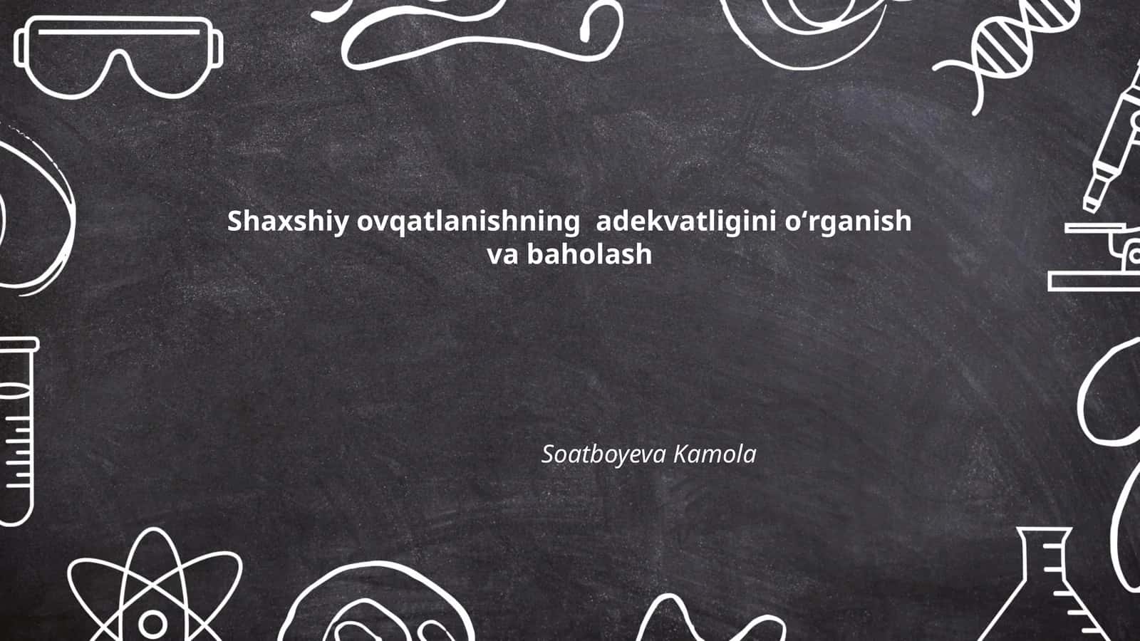 Shaxsiy ovqatlanishning biologik asoslari 1
