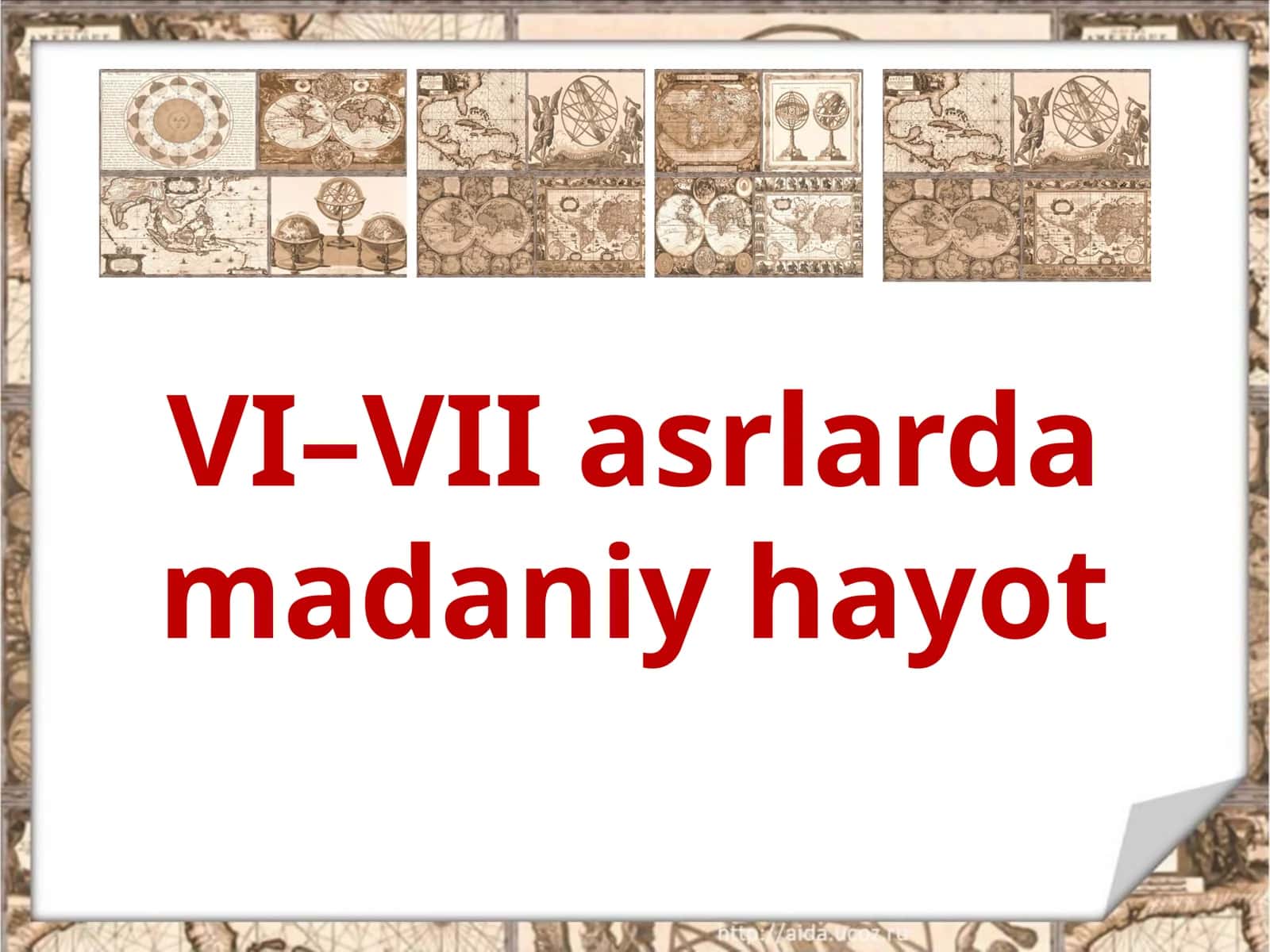 VI–VII asrlarda madaniy hayot 1