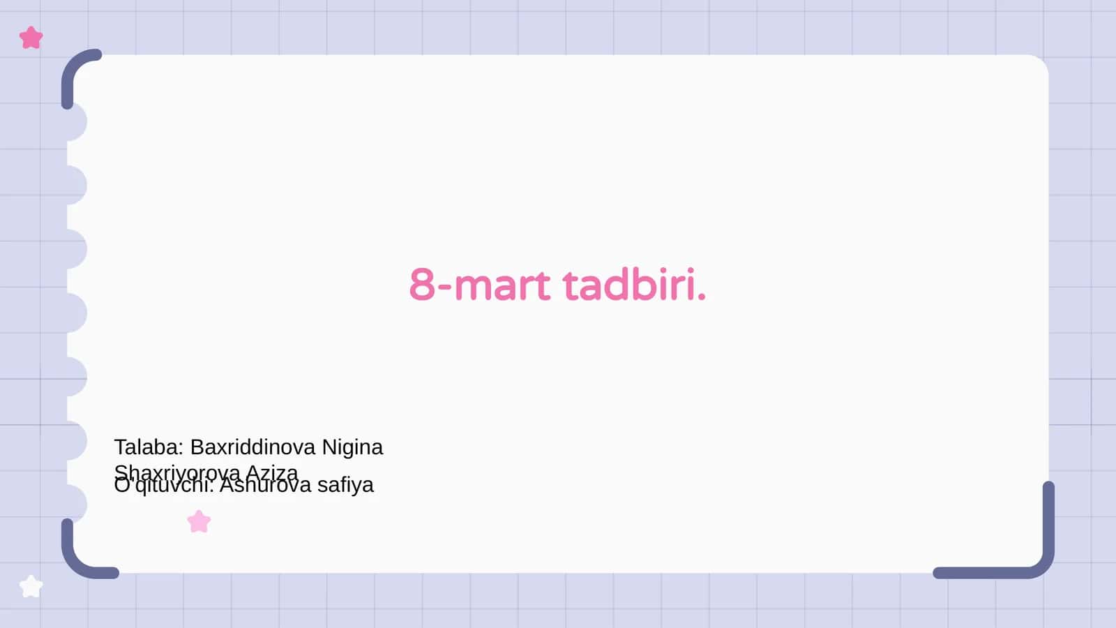 8-mart tadbiri 1