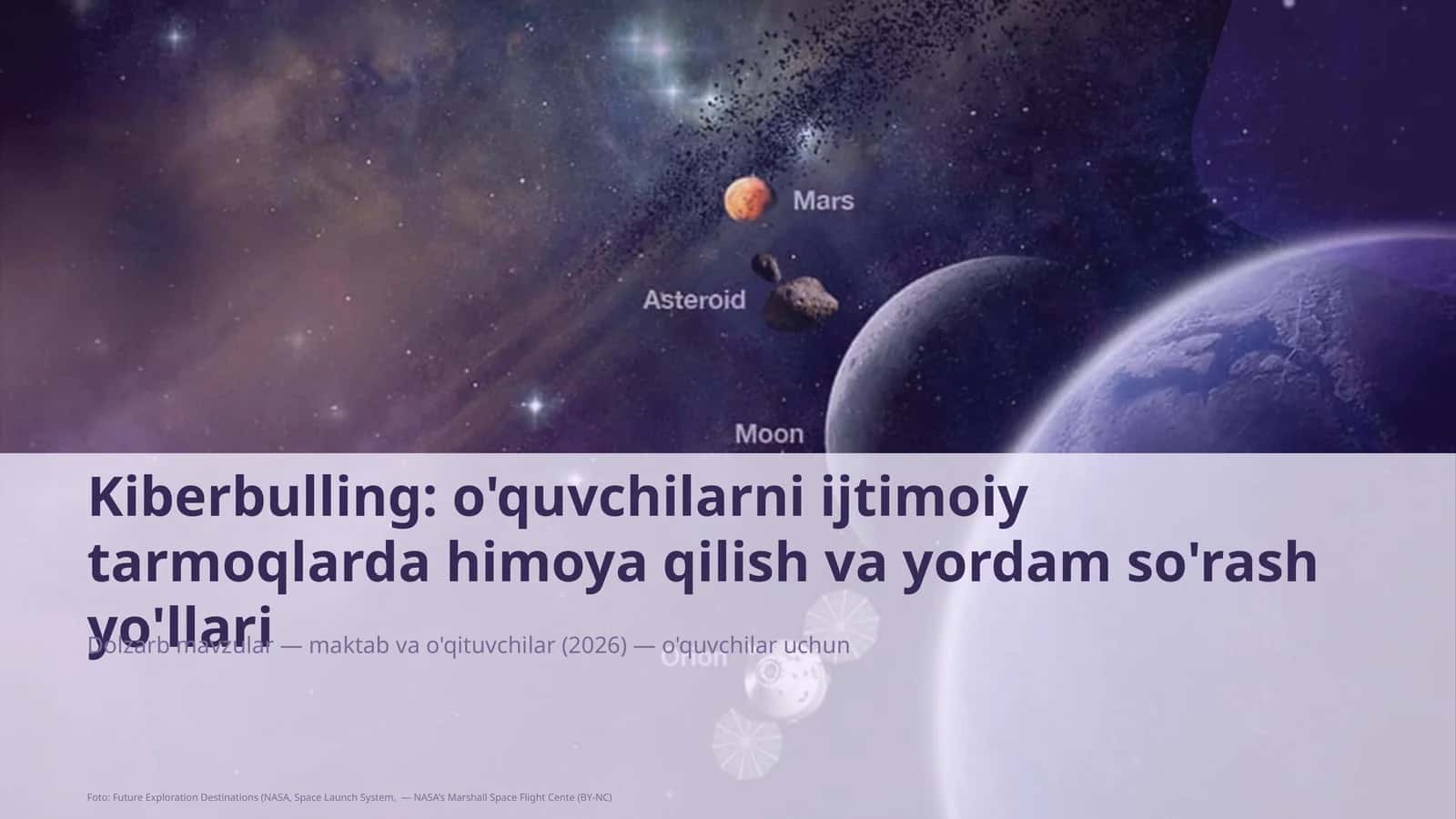 Kiberbulling: o'quvchilarni ijtimoiy tarmoqlarda himoya qilish va yordam so'rash yo'llari 1