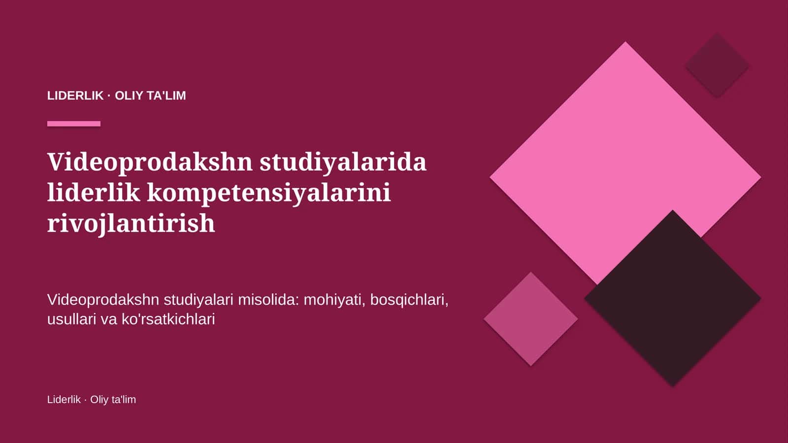 videoprodakshn studiyalarida liderlik kompetensiyalarini rivojlantirish 6740 1