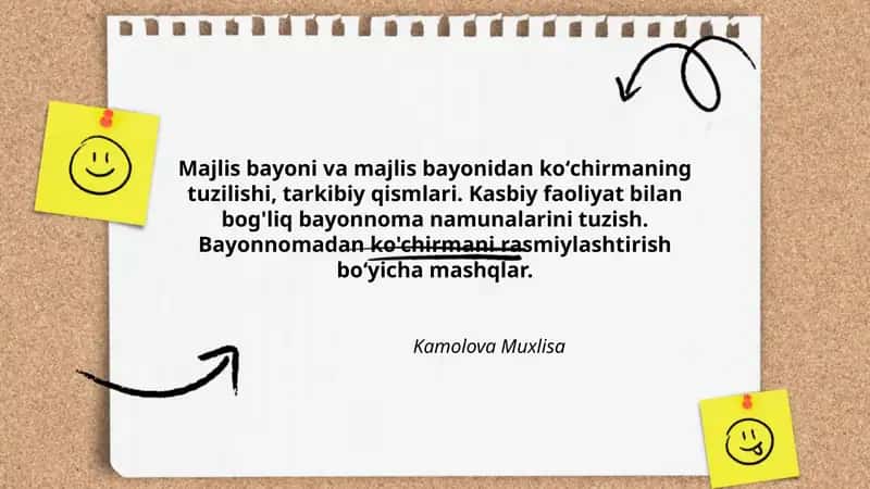 Majlis Bayoni va Majlis Bayonidan Koʻchirmaning Tuzilishi 1