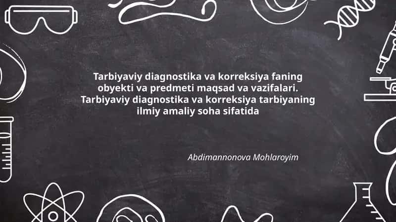 Tarbiyaviy diagnostika va korreksiya 1
