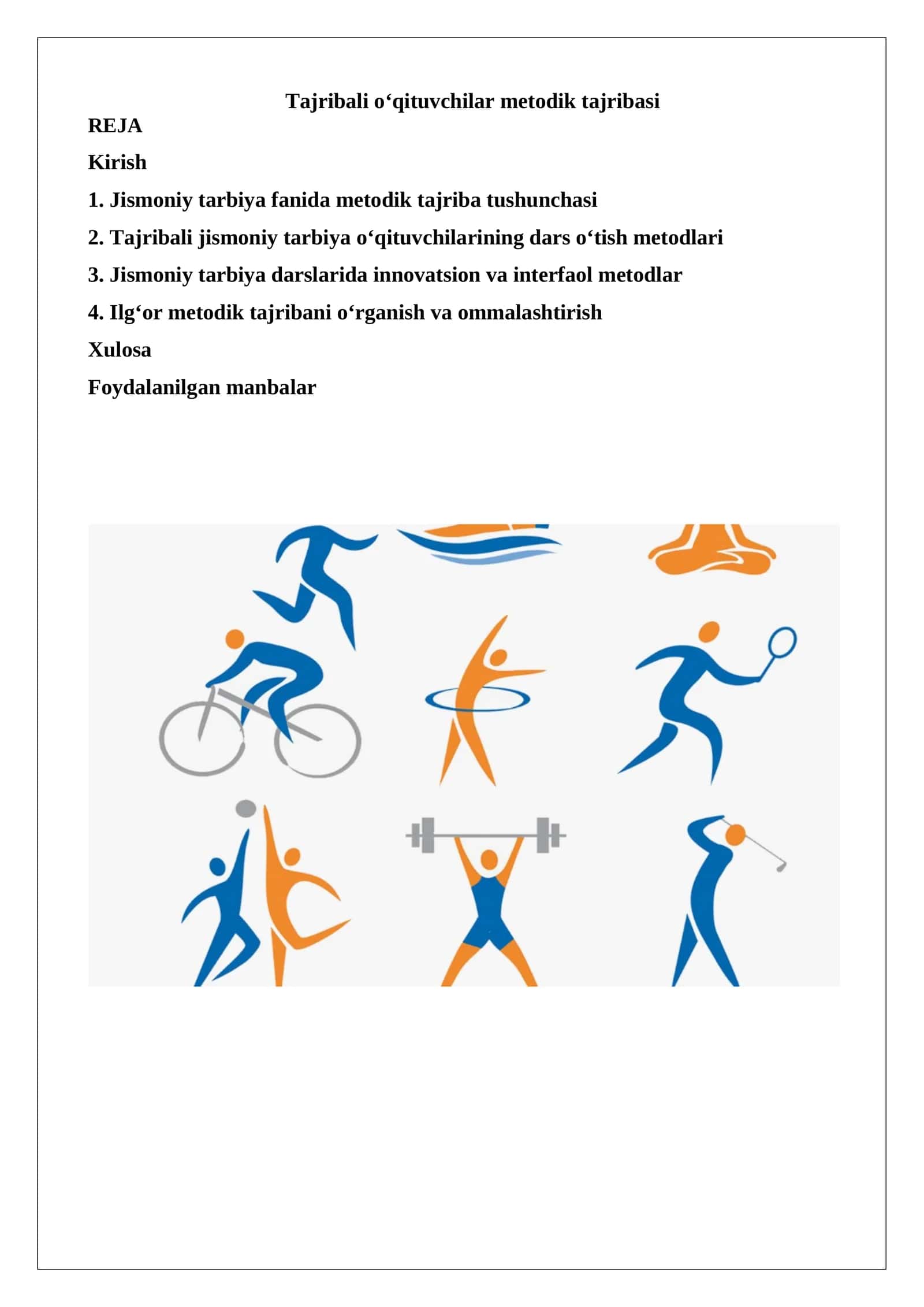 Tajribali o‘qituvchilar metodik tajribasi 1