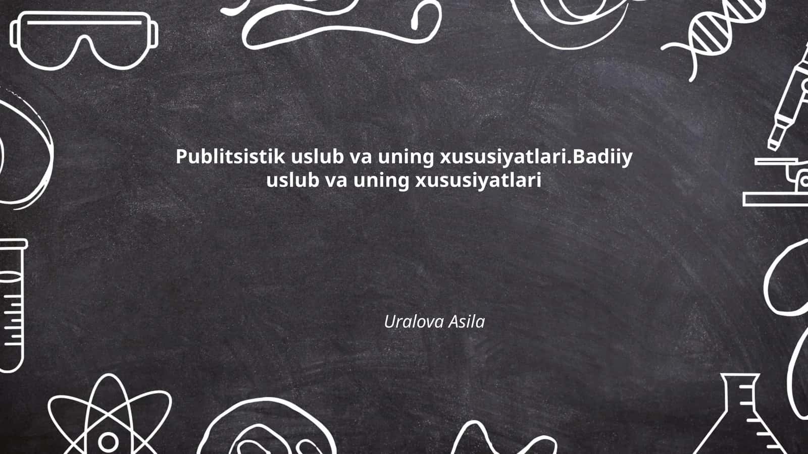 Publitsistik uslub va uning xususiyatlari 1