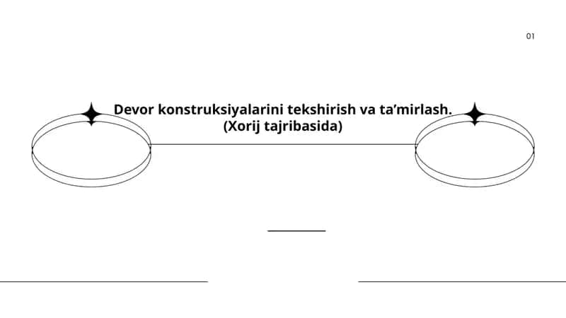 Devor konstruksiyalarini tekshirish va ta’mirlash 1