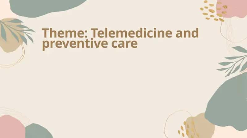 Telemedicine and preventive care 1