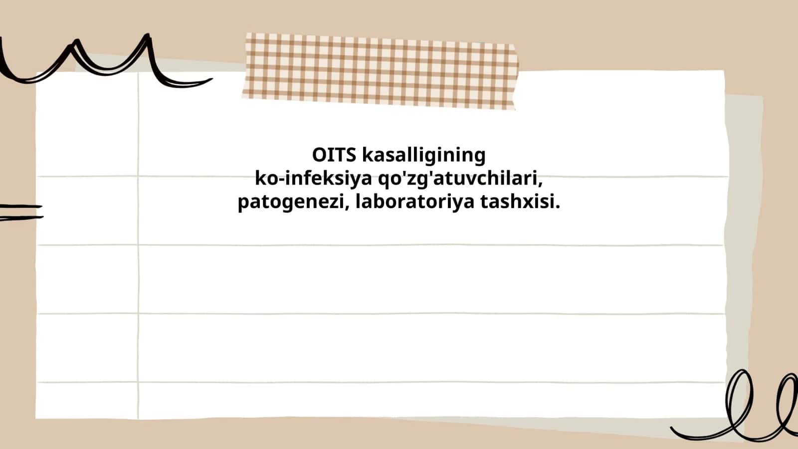 OITS kasalligining ko-infeksiya qo'zg'atuvchilari, patogenezi, laboratoriya tashxisi 1