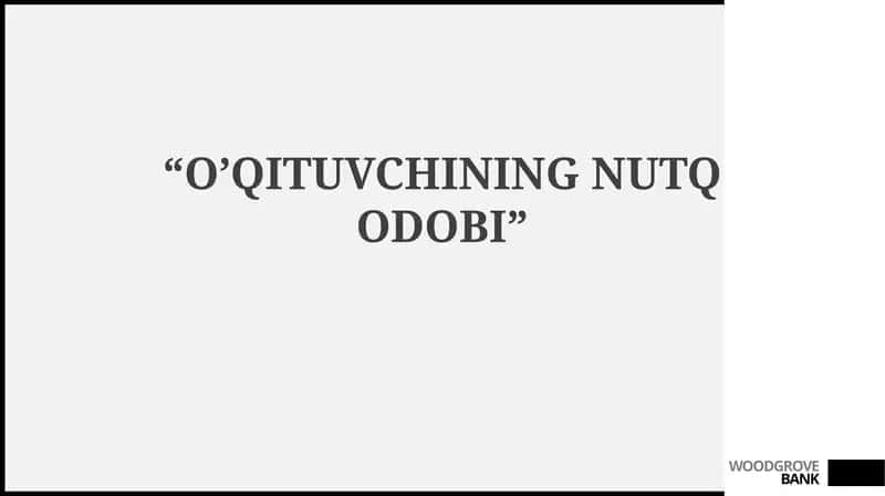 O'qituvchining Nutq Odobi 1