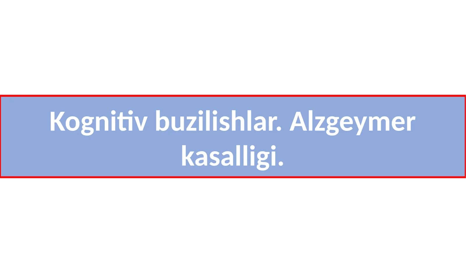 Alzgeymer kasalligi 1