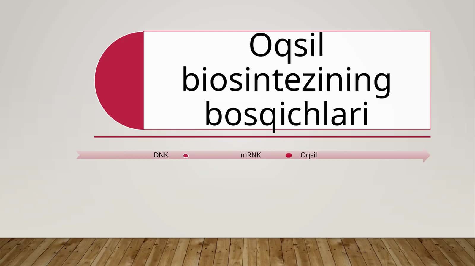 Oqsil biosintezi 1