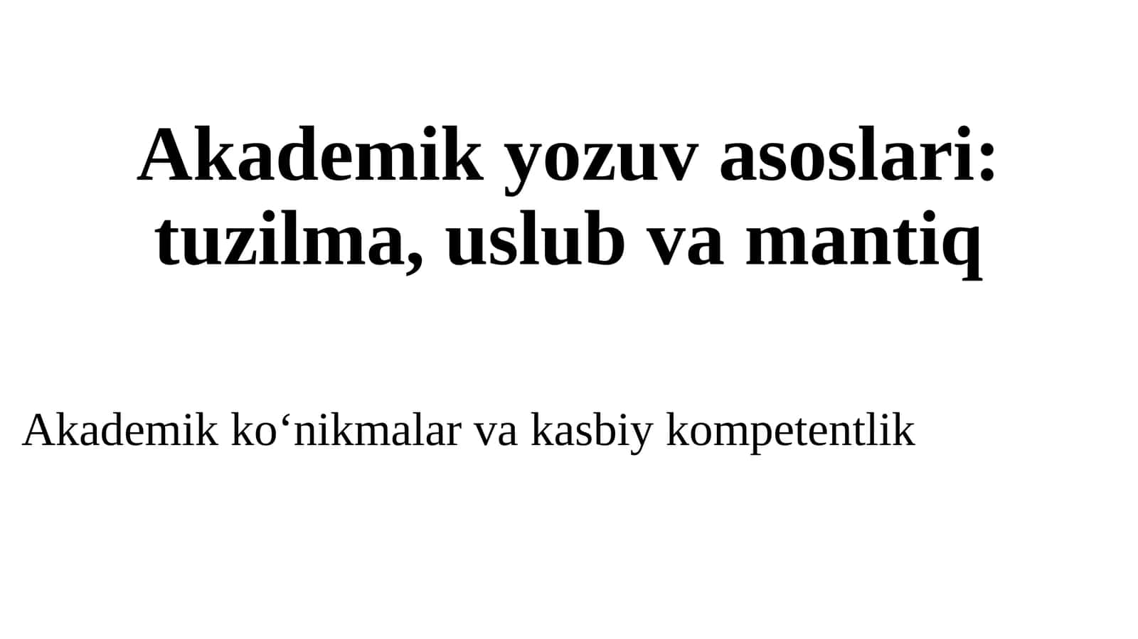 Akademik yozuvasosi 1