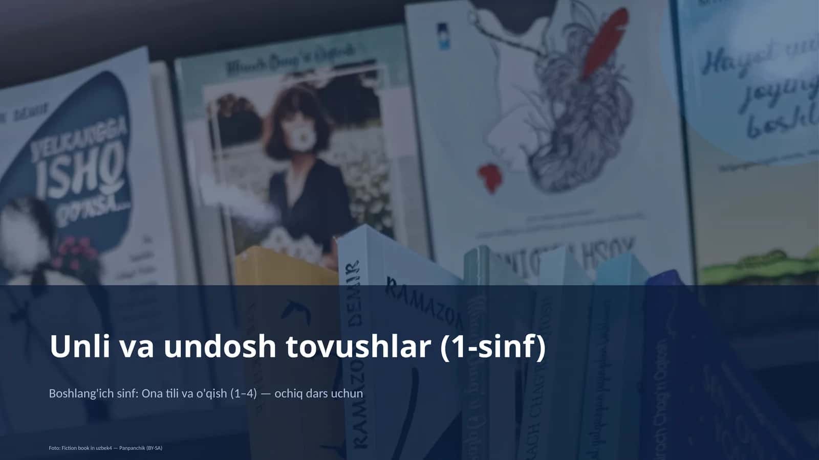 Boshlang'ich sinf: Ona tili va o'qish (1–4) 1