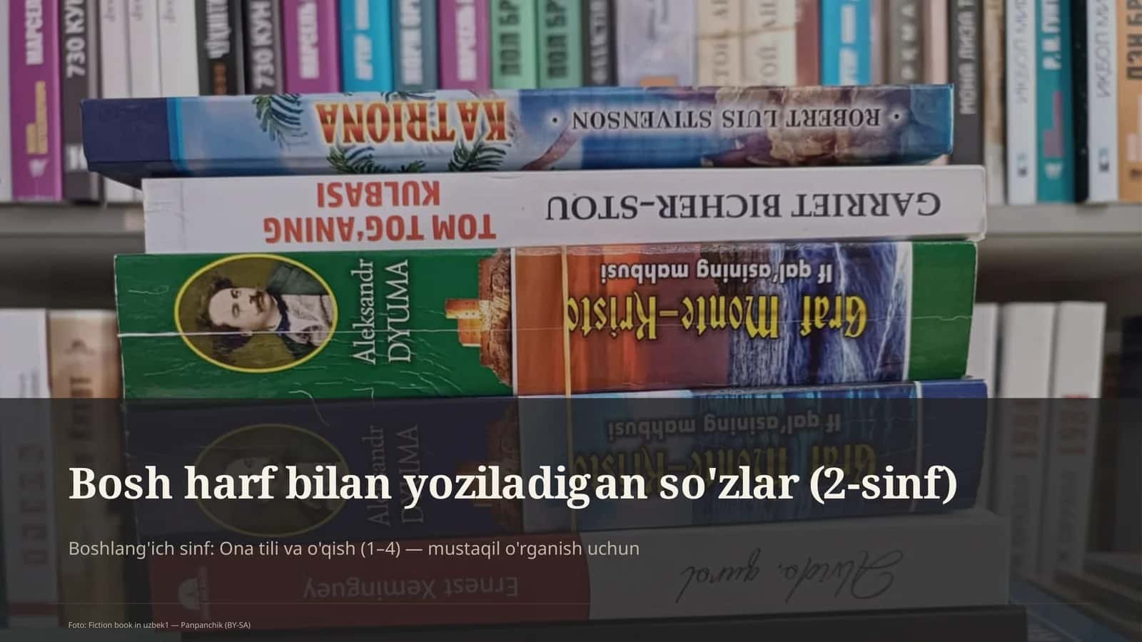 Bosh harf bilan yoziladigan so'zlar (2-sinf) 1
