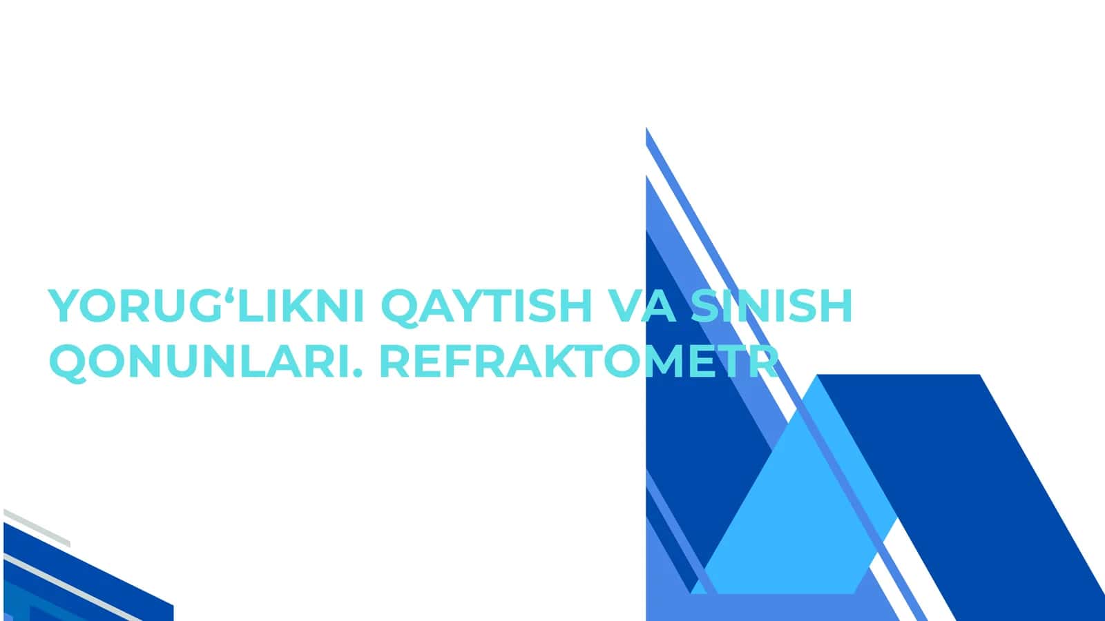 Refraktometr 1