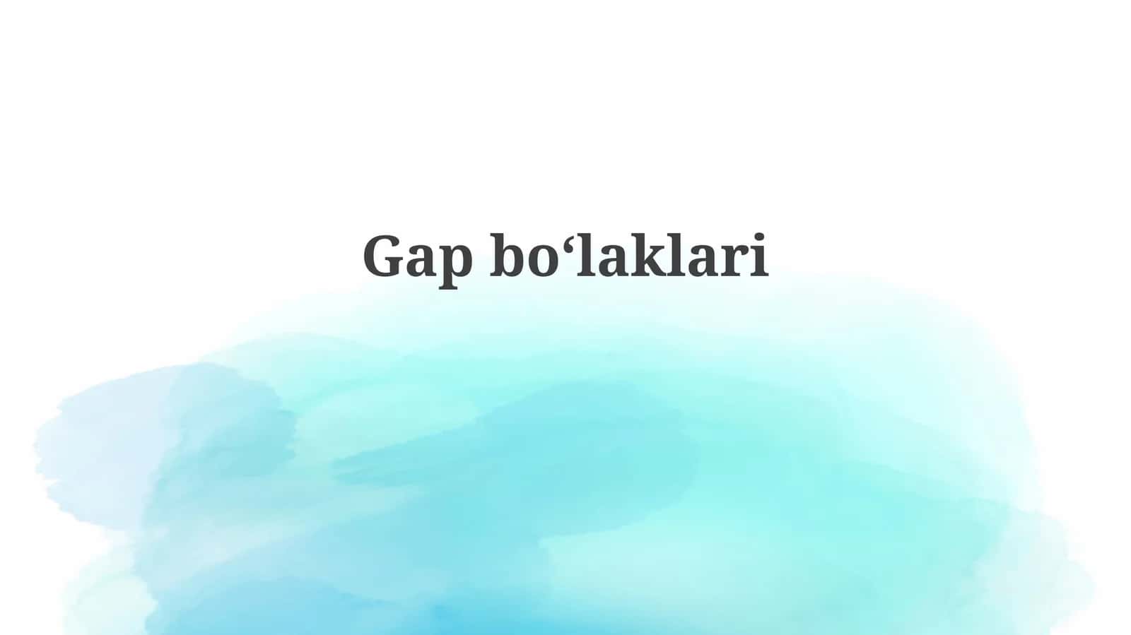 Gapboʻlaklari 1